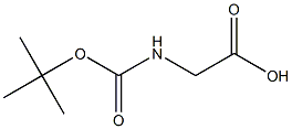 叔丁氧羰酰甘氨酸 结构式