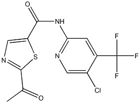 2-acetyl-N-(5-chloro-4-(trifluoromethyl)pyridin-2-yl)thiazole-5-carboxamide