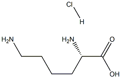 盐酸赖氨酸对照品 结构式