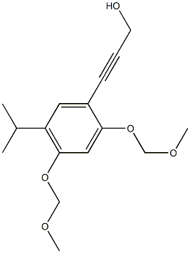 3-(5-isopropyl-2,4-bis(MethoxyMethoxy)phenyl)prop-2-yn-1-ol