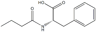N-丁酰苯丙氨酸 结构式