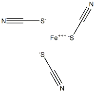 硫氰酸铁, , 结构式