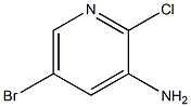 2-氯-3-氨基-5-溴吡啶 结构式