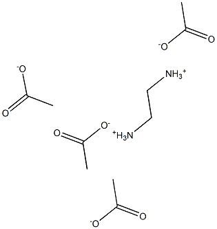 Ethylene diammonium tetraacetate Structure