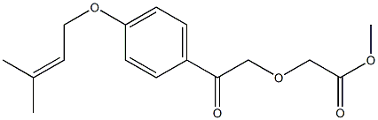 2-甲氧基羰基甲氧基-4-(3-甲基-2-丁烯氧基)苯乙酮