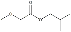 甲氧基乙酸异丁酯 结构式