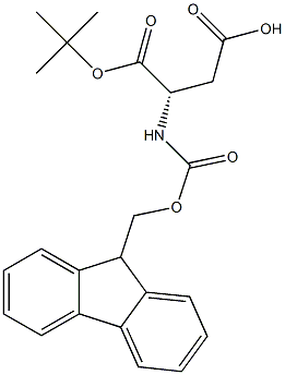 FMOC-天冬氨酸叔丁酯 结构式