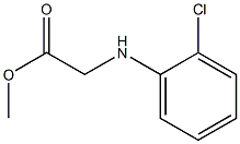 L-(+)-邻氯苯甘氨酸甲酯 结构式