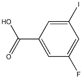5-氟-3-碘苯甲酸, , 结构式