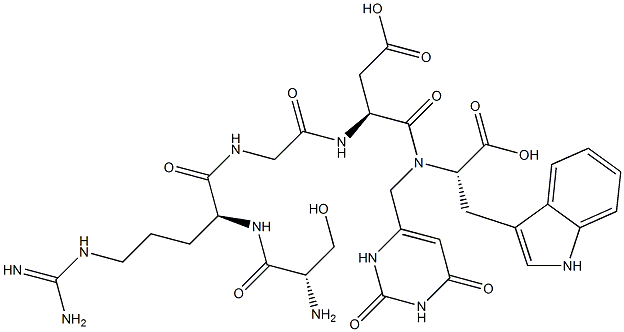 orotyl-seryl-arginyl-glycyl-aspartyl-tryptophane