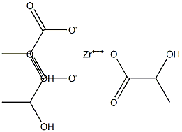 ZIRCONIUM(III)LACTATE Structure