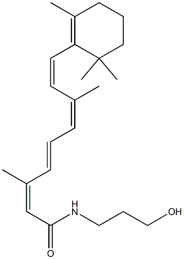N-(3-HYDROXYPROPYL)RETINAMIDE Structure