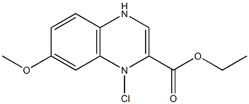 ETHYL 4-CHLORO-6-METHOXYQUINOXALINE-3-CARBOXYLATE Structure