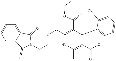 2-[(2-PHTHALIMIDOETHOXY) METHYL]-4-(2-CHOROPHENYL)3-ETHOXY CARBONYL-5-METHOXYCARBONYL-6-METHYL 1,4-DIHYDROPYRIDINE