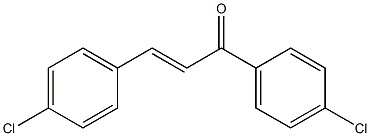 (E)-1,3-bis(4-chlorophenyl)prop-2-en-1-one 结构式