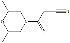 3-(2,6-dimethylmorpholino)-3-oxopropanenitrile