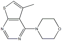 4-(5-methylthieno[2,3-d]pyrimidin-4-yl)morpholine