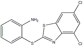 2-[(4,6-dichloro-1,3-benzothiazol-2-yl)thio]aniline