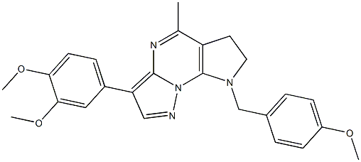 4-{[3-(3,4-dimethoxyphenyl)-5-methyl-6,7-dihydro-8H-pyrazolo[1,5-a]pyrrolo[3,2-e]pyrimidin-8-yl]methyl}phenyl methyl ether