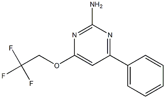 4-phenyl-6-(2,2,2-trifluoroethoxy)pyrimidin-2-amine
