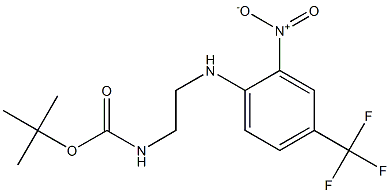 tert-butyl N-{2-[2-nitro-4-(trifluoromethyl)anilino]ethyl}carbamate