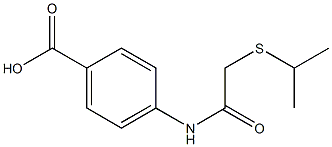 4-{[2-(isopropylthio)acetyl]amino}benzoic acid