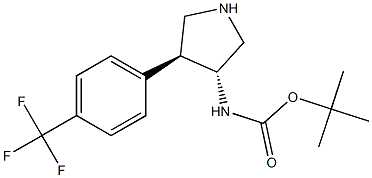 Trans (+/-) Tert-Butyl 4-(4-(Trifluoromethyl)Phenyl)Pyrrolidin-3-Ylcarbamate