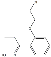 (1E)-1-[2-(2-hydroxyethoxy)phenyl]propan-1-one oxime