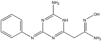 (1Z)-2-[(4Z)-6-amino-4-(phenylimino)-1,4-dihydro-1,3,5-triazin-2-yl]-N'-hydroxyethanimidamide