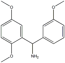 (2,5-dimethoxyphenyl)(3-methoxyphenyl)methanamine
