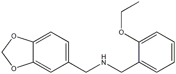 (2H-1,3-benzodioxol-5-ylmethyl)[(2-ethoxyphenyl)methyl]amine