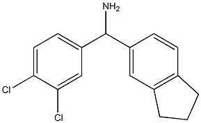 (3,4-dichlorophenyl)(2,3-dihydro-1H-inden-5-yl)methanamine