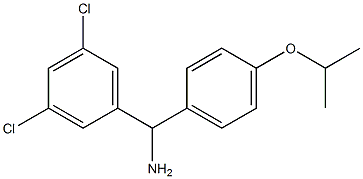 (3,5-dichlorophenyl)[4-(propan-2-yloxy)phenyl]methanamine