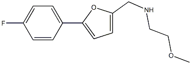 {[5-(4-fluorophenyl)furan-2-yl]methyl}(2-methoxyethyl)amine