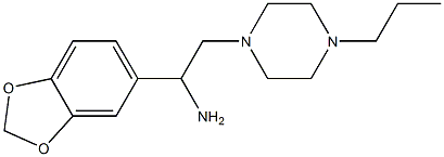 1-(1,3-benzodioxol-5-yl)-2-(4-propylpiperazin-1-yl)ethanamine
