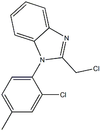 1-(2-chloro-4-methylphenyl)-2-(chloromethyl)-1H-1,3-benzodiazole