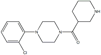 1-(2-chlorophenyl)-4-(piperidin-3-ylcarbonyl)piperazine