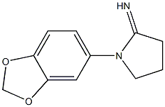 1-(2H-1,3-benzodioxol-5-yl)pyrrolidin-2-imine Structure