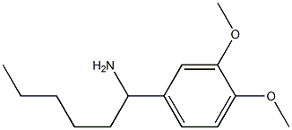 1-(3,4-dimethoxyphenyl)hexan-1-amine