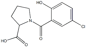 1-(5-chloro-2-hydroxybenzoyl)pyrrolidine-2-carboxylic acid