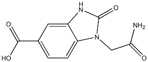 1-(carbamoylmethyl)-2-oxo-2,3-dihydro-1H-1,3-benzodiazole-5-carboxylic acid
