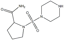 1-(piperazine-1-sulfonyl)pyrrolidine-2-carboxamide