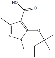 1,3-dimethyl-5-[(2-methylbutan-2-yl)oxy]-1H-pyrazole-4-carboxylic acid