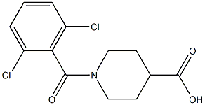1-[(2,6-dichlorophenyl)carbonyl]piperidine-4-carboxylic acid