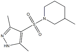 1-[(3,5-dimethyl-1H-pyrazol-4-yl)sulfonyl]-3-methylpiperidine