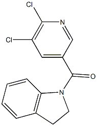 1-[(5,6-dichloropyridin-3-yl)carbonyl]-2,3-dihydro-1H-indole