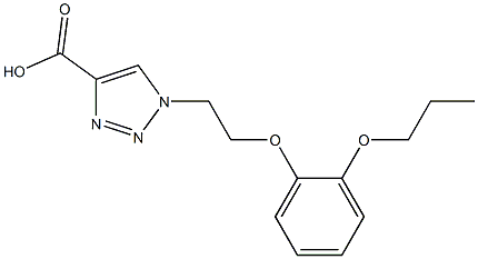 1-[2-(2-propoxyphenoxy)ethyl]-1H-1,2,3-triazole-4-carboxylic acid
