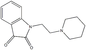 1-[2-(piperidin-1-yl)ethyl]-2,3-dihydro-1H-indole-2,3-dione