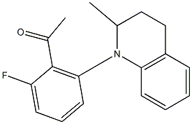 1-[2-fluoro-6-(2-methyl-1,2,3,4-tetrahydroquinolin-1-yl)phenyl]ethan-1-one
