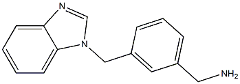 1-[3-(1H-benzimidazol-1-ylmethyl)phenyl]methanamine